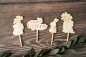Preview: Cake Topper Muffin Stecker Set Osterhasen